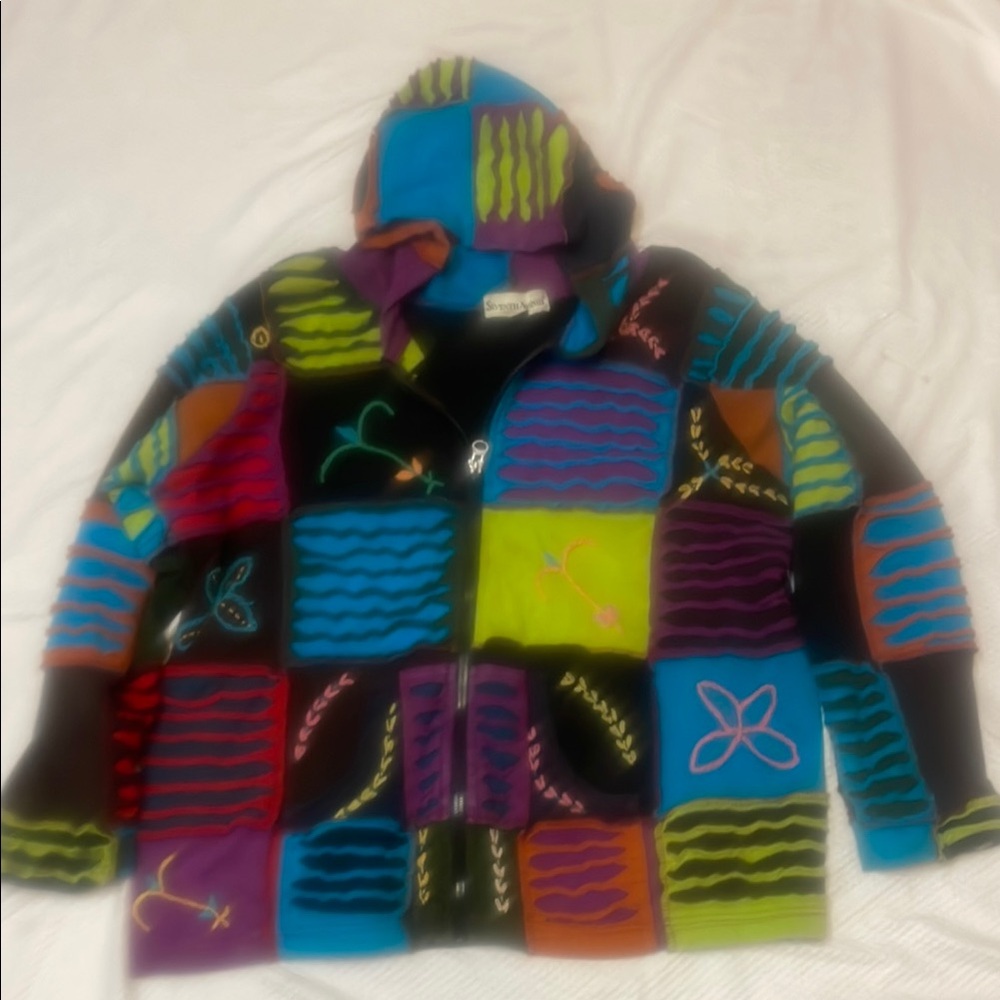 Boho style hoodie